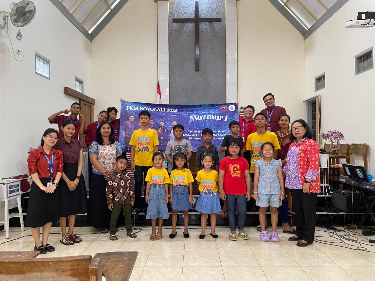 Tebarkan Kasih dan Keceriaan, Tim Mission Trip Boyolali Gelar Pelayanan Sekolah Minggu di GKJ Canggal